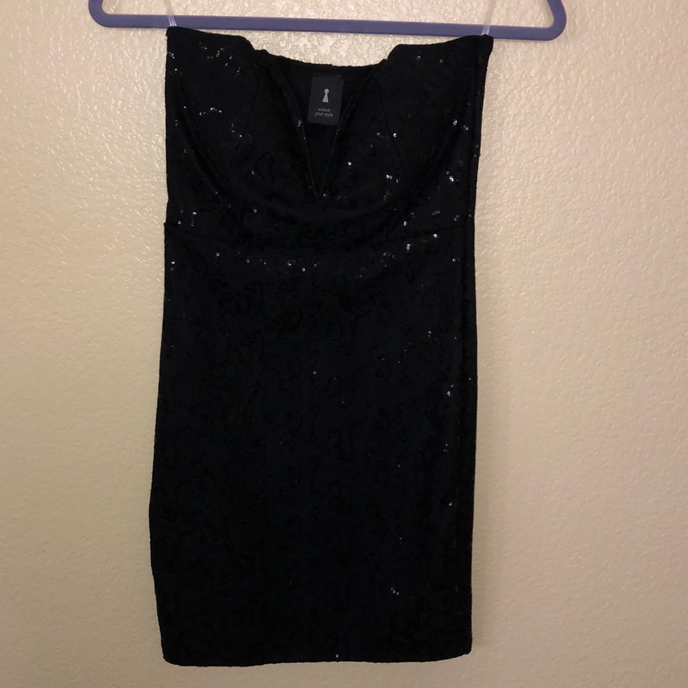 Black  Mini dress